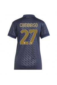 Juventus Andrea Cambiaso #27 Fotballdrakt Tredje Klær Dame 2024-25 Korte ermer